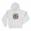 Cheshire Cat Album Cover Unisex Hoodie White