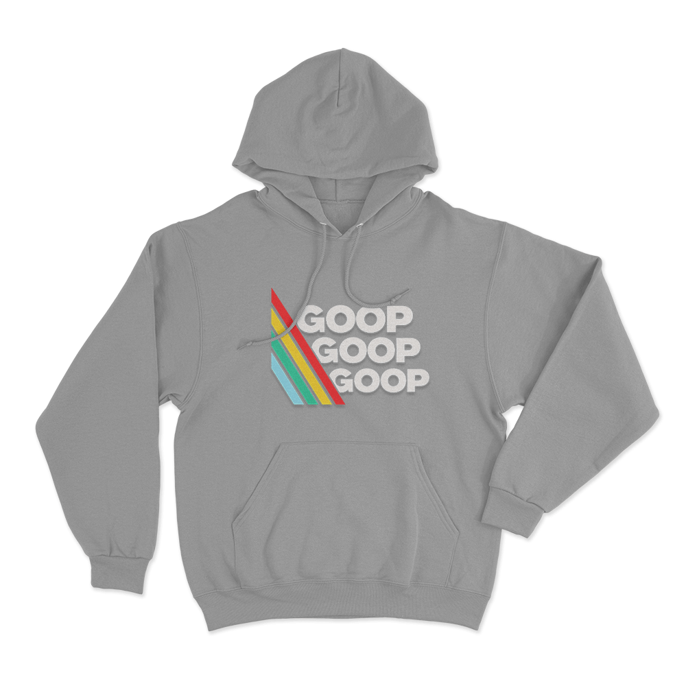 Goop Goop Goop Stripe Unisex Hoodie Grey Goop Goop Goop Stripe Unisex Hoodie Grey
