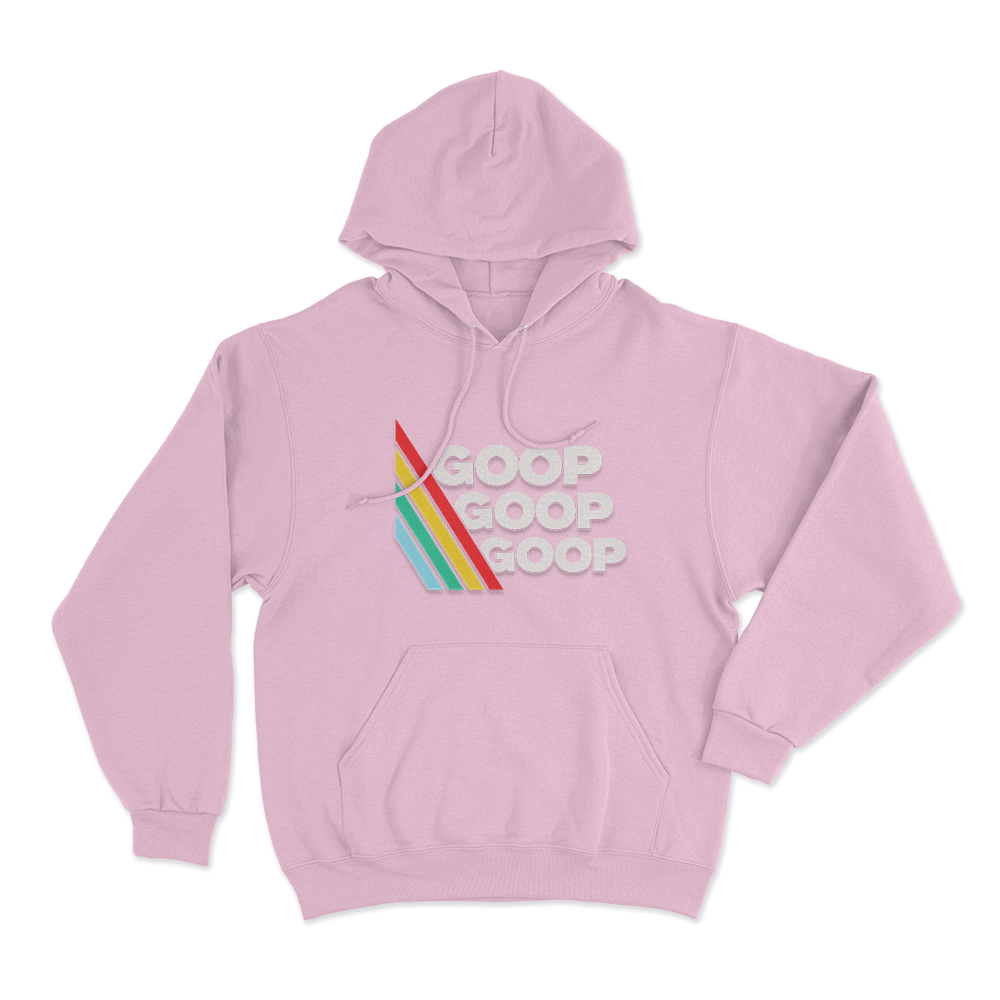 Goop Goop Goop Stripe Unisex Hoodie Pink Goop Goop Goop Stripe Unisex Hoodie Pink