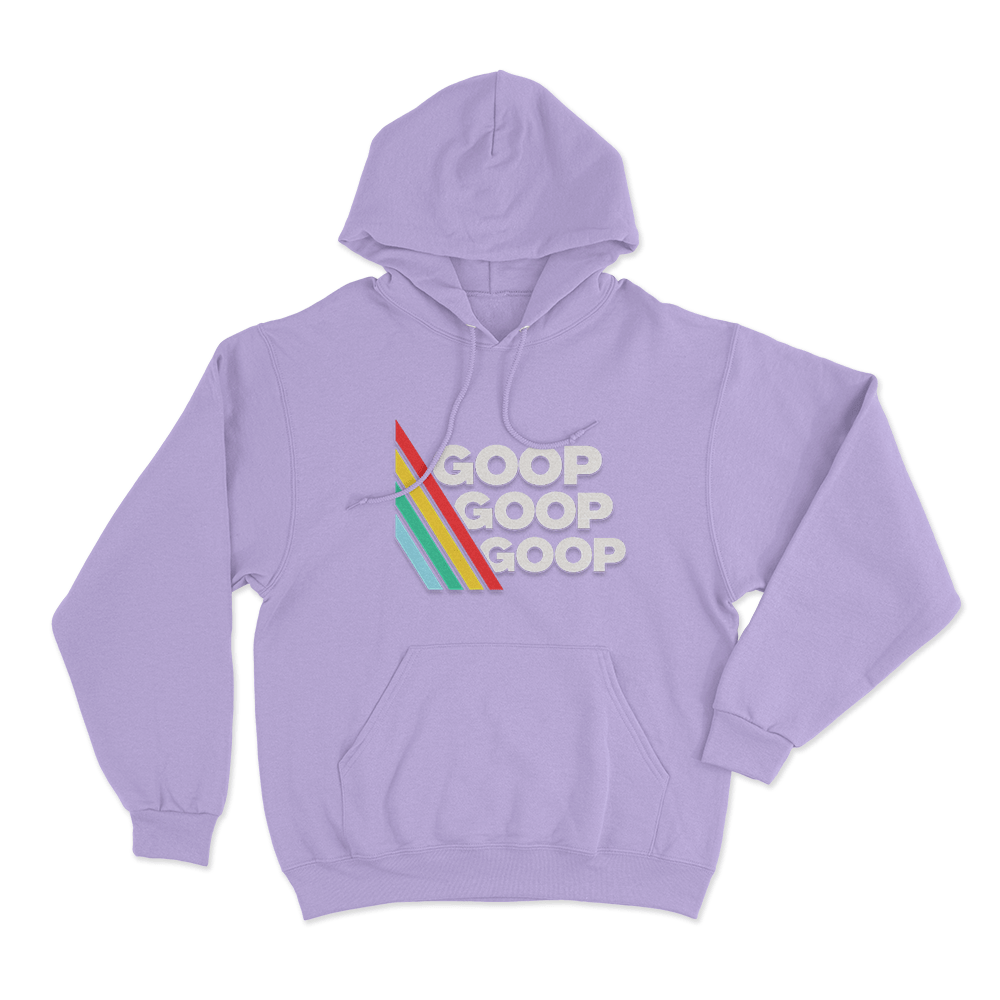 Goop Goop Goop Stripe Unisex Hoodie Purple Goop Goop Goop Stripe Unisex Hoodie Purple