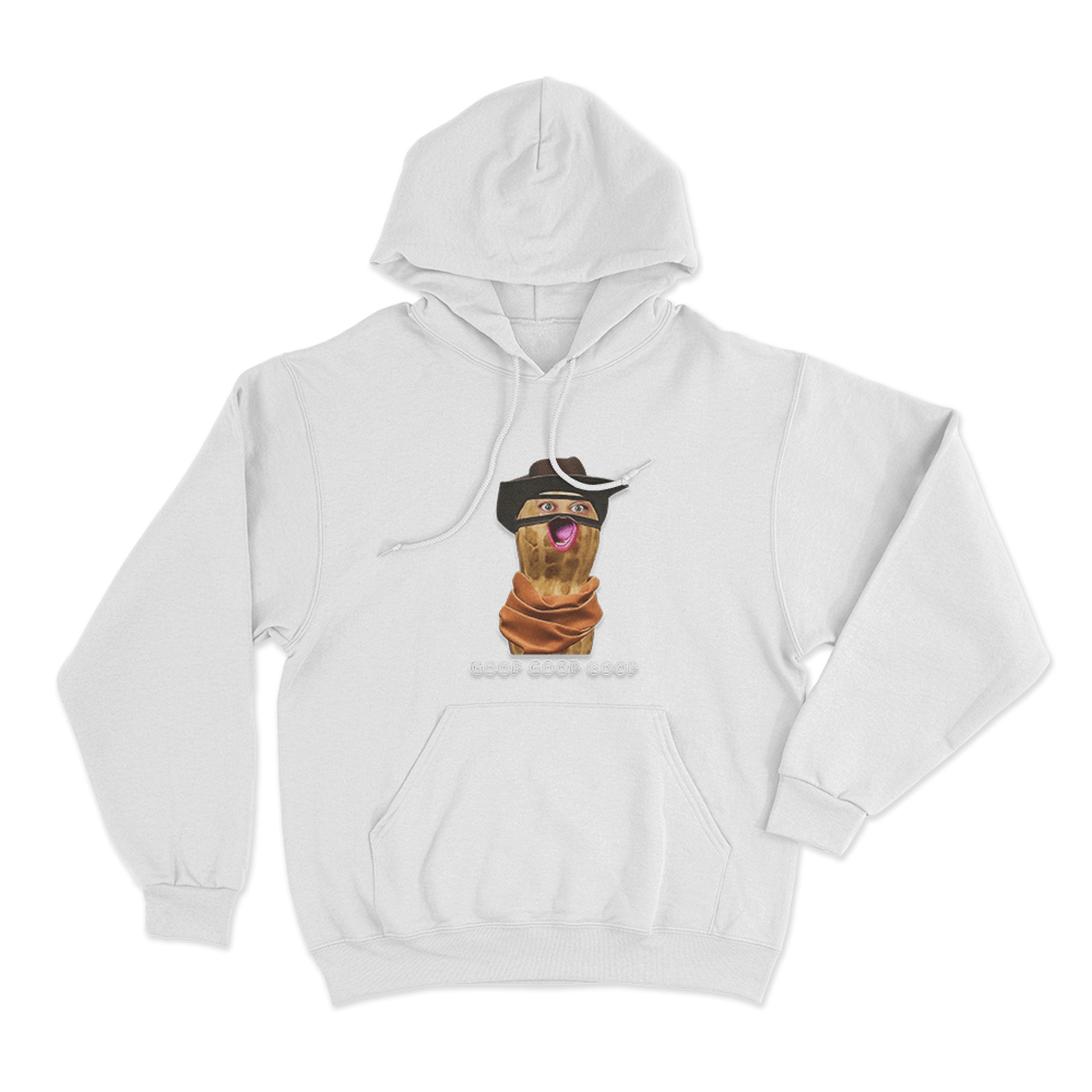 Peanut Goop Goop Goop Unisex Hoodie White Peanut Goop Goop Goop Unisex Hoodie White