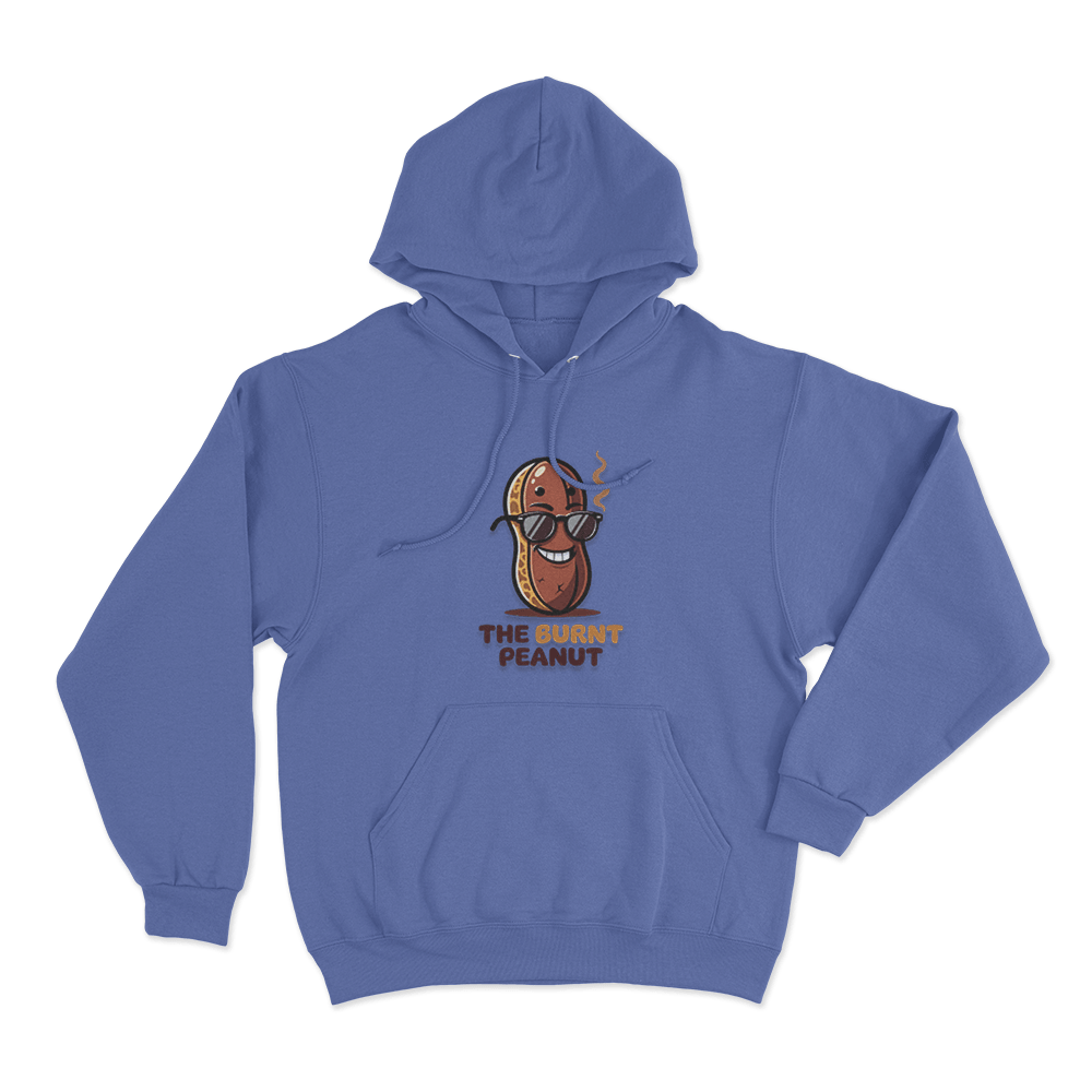 The Burnt Peanut Sunglasses Unisex Hoodie Blue The Burnt Peanut Sunglasses Unisex Hoodie Blue