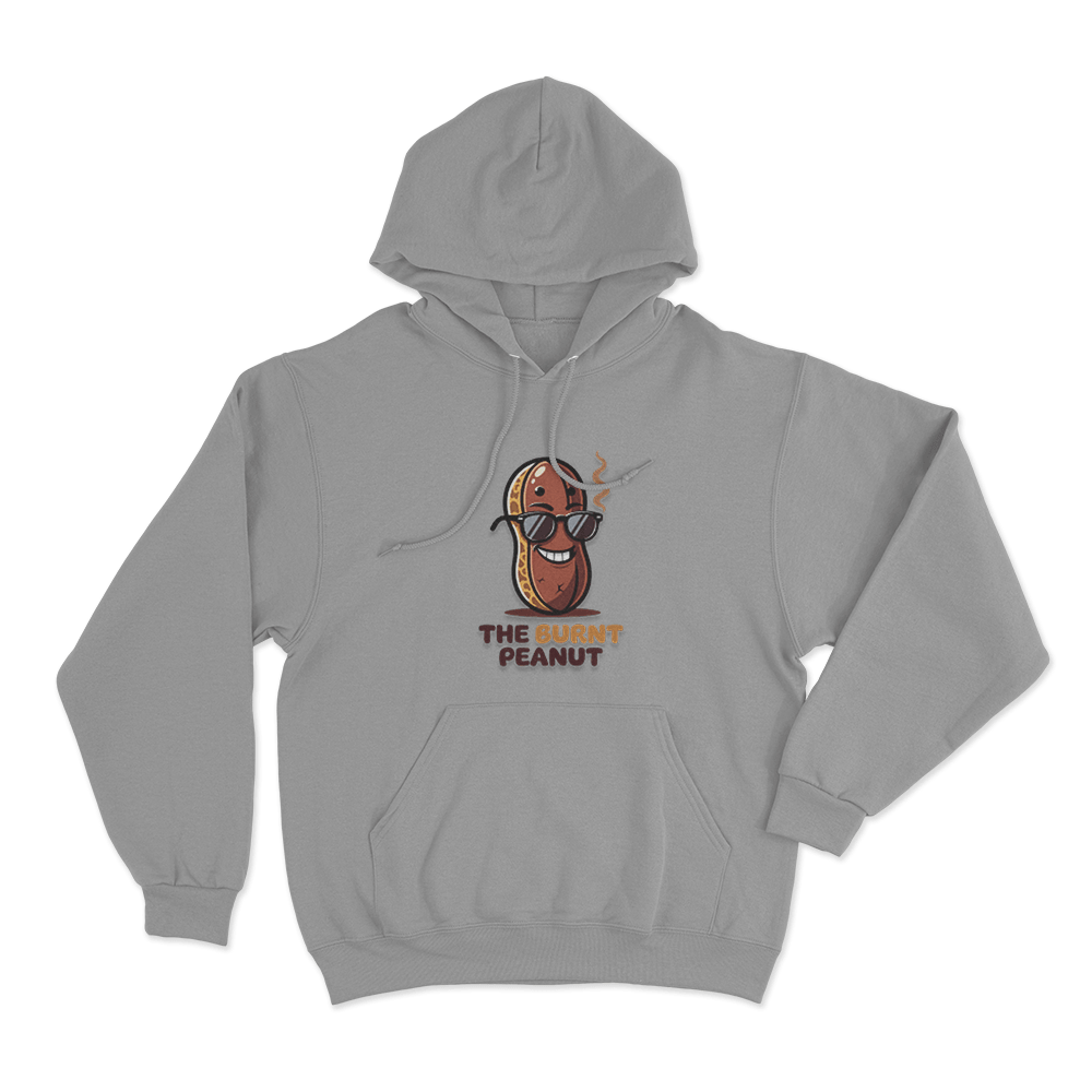 The Burnt Peanut Sunglasses Unisex Hoodie Grey The Burnt Peanut Sunglasses Unisex Hoodie Grey