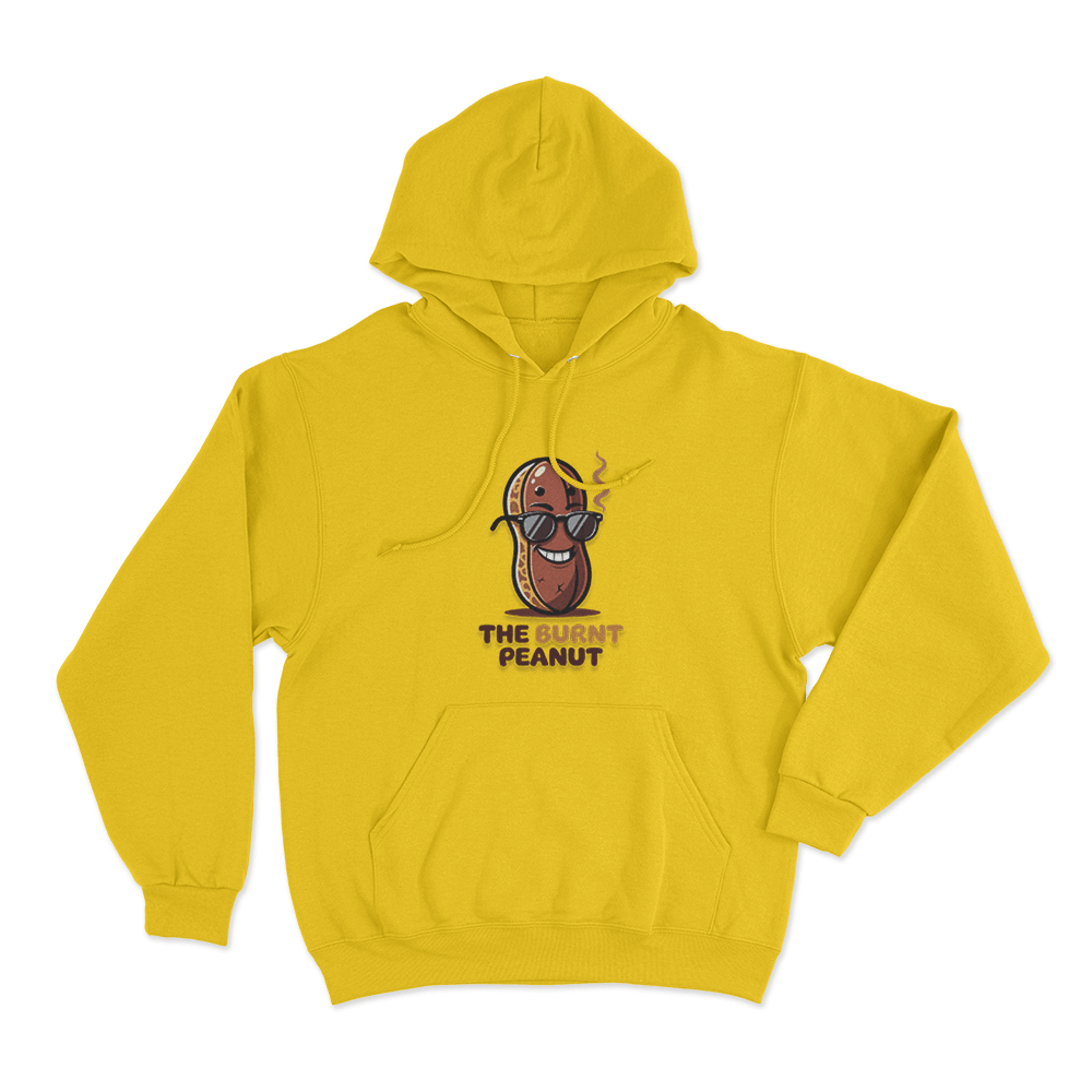 The Burnt Peanut Sunglasses Unisex Hoodie Yellow The Burnt Peanut Sunglasses Unisex Hoodie Yellow
